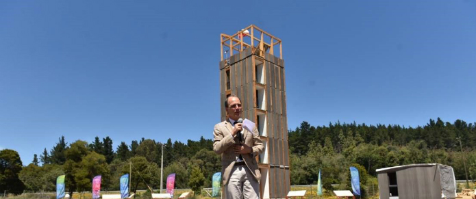 Minvu inaugura el edificio de madera más alto de América Latina