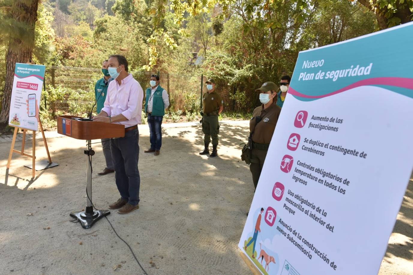 Minvu anuncia nuevo plan de seguridad en Parquemet para reforzar cumplimiento de medidas sanitarias