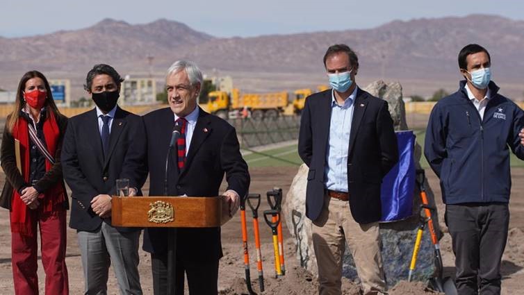 Presidente Piñera da inicio a la construcción del megaproyecto Parque Oasis de Calama